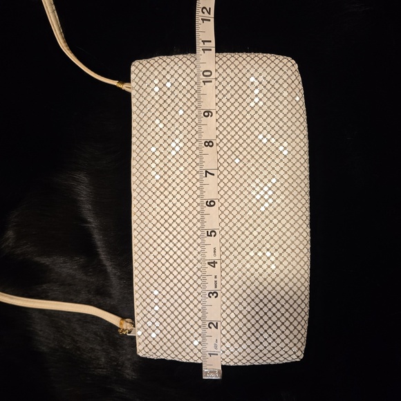 Vintage Whiting & Davis Enamel Mesh Convertible Clutch Shoulder Bag - Picture 5 of 7